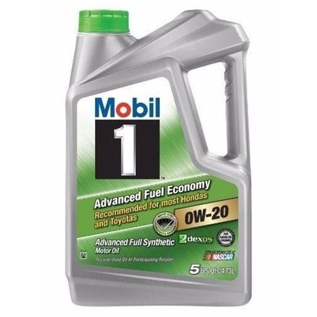 Mobil 1 Mobil 1 120758 0W-20 Synthetic Oil Bottles  5 Quart MOB120758